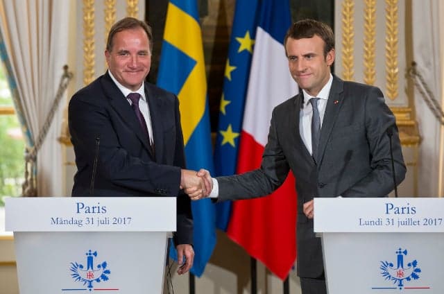 Löfven and Macron team up to boost green innovation