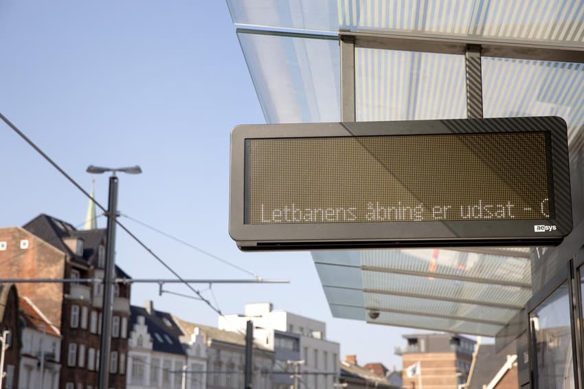 Aarhus light rail debut suffers new setback