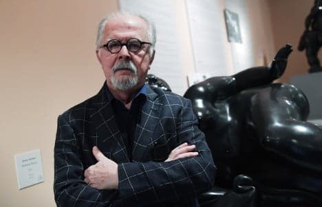 Two suspects charged over France theft of Botero statue
