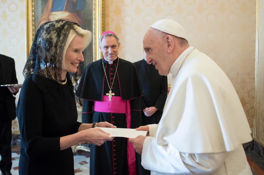 Callista Gingrich takes over as US ambassador to Vatican