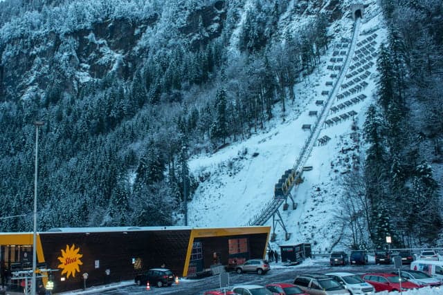 IN PICS: World’s steepest classic funicular railway opens in Switzerland