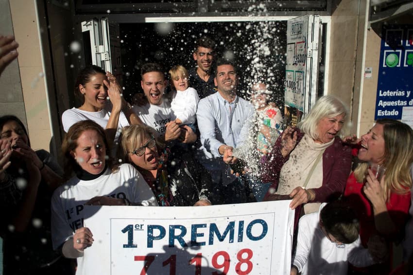 Nursing home workers win big in Spain's Christmas lottery