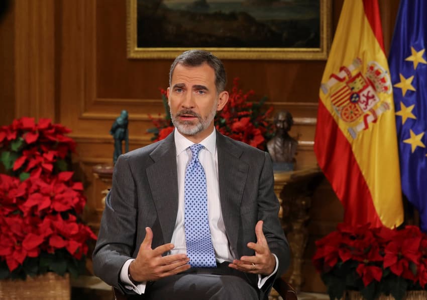 Spain's king urges Catalan lawmakers to avoid 'confrontation'