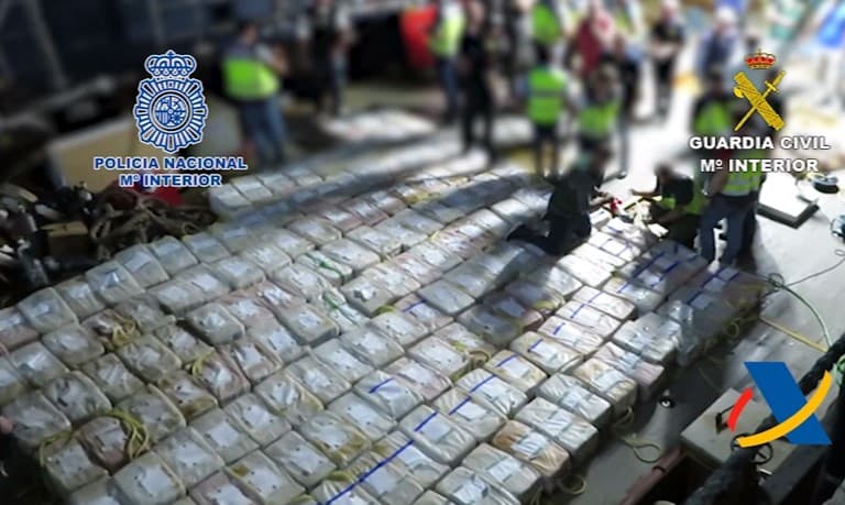 2017 was a great year for cocaine busts in Spain