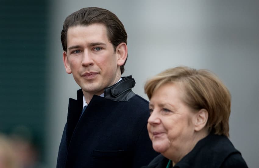 Merkel rebukes Austrian chancellor over refugees on first visit to Berlin