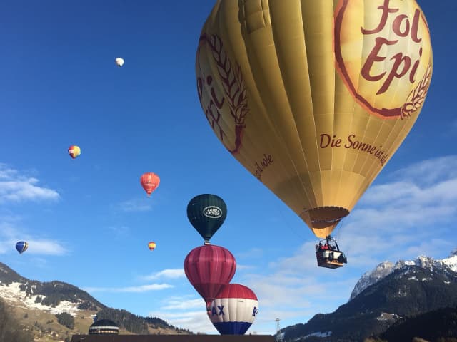 IN PICS: Balloons take to the skies in 40th Château d’Oex festival