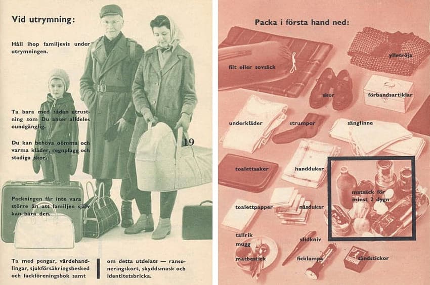 Sweden to re-issue booklet of world war precautions