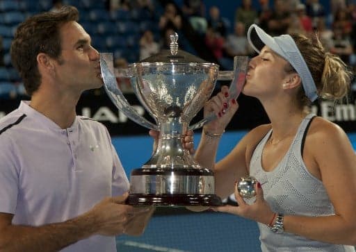 Federer praises former teammate Hingis after winning second Hopman Cup