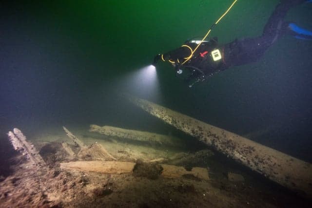Divers find two centuries-old shipwrecks in the Baltic Sea