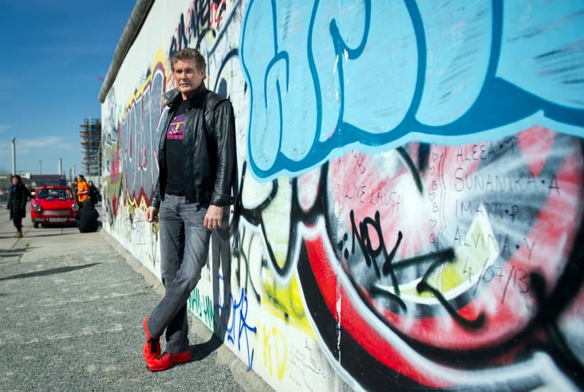 Hasselhoff says he never had anything to do with fall of Berlin Wall