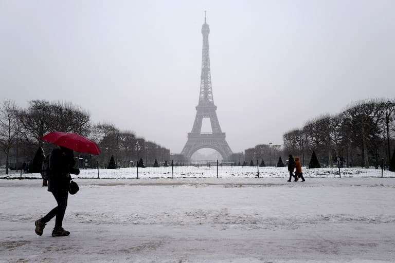 Paris region to be hit by fresh snowfall on Tuesday