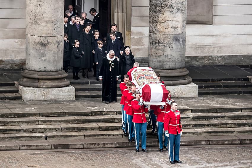 Denmark and royal family say farewell to Prince Henrik