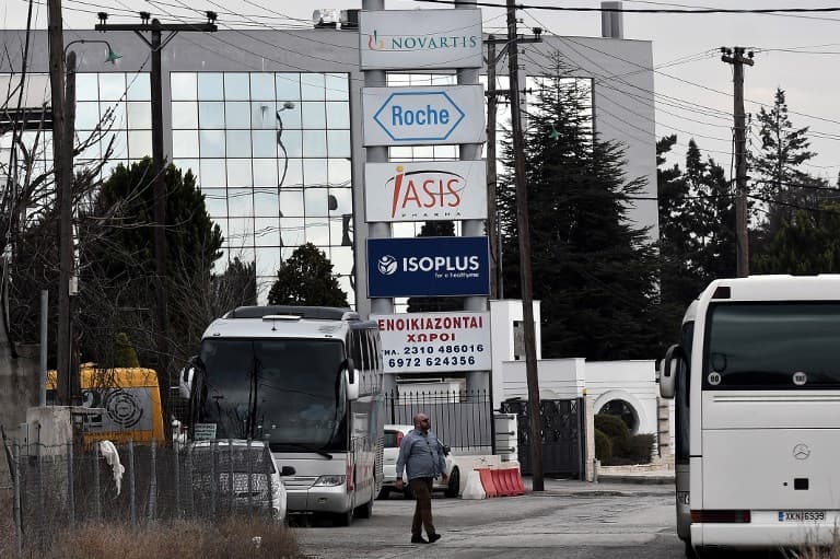 Greek anarchists smash Novartis office amid bribe scandal
