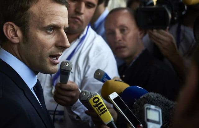 Macron boots French media from presidential press room for 'practical reasons'