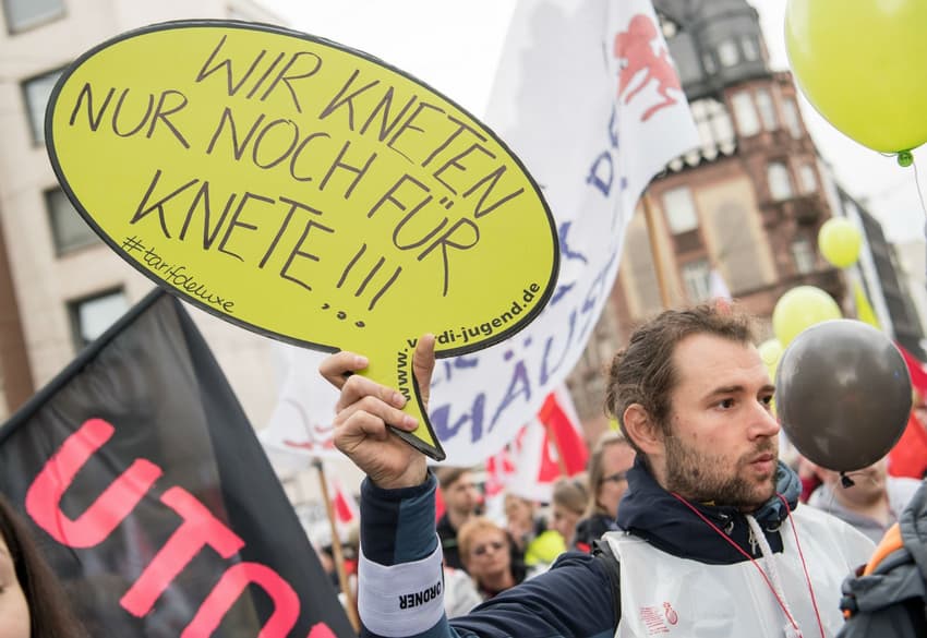 Here are the parts of Germany that will be hit by public service strikes this week