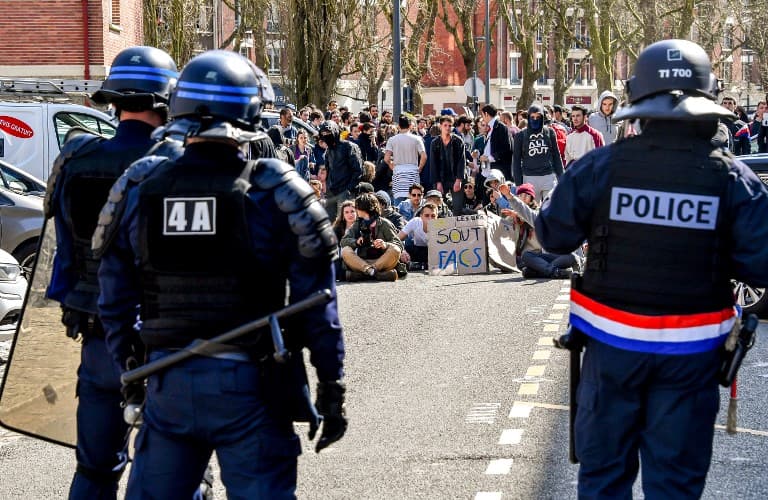 Tensions rise as French students continue their revolt