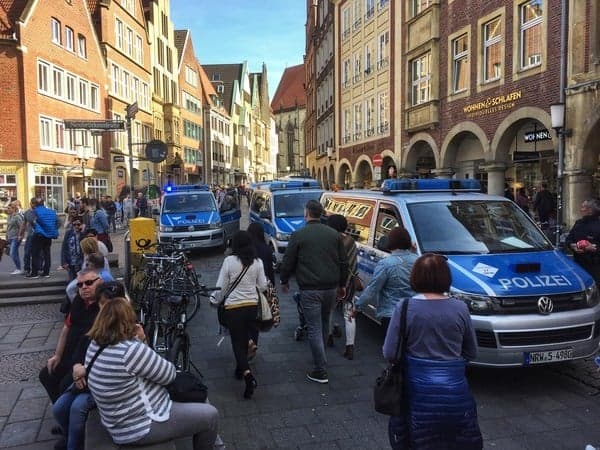 Three dead after 'disturbed' driver ploughs into crowd in Münster