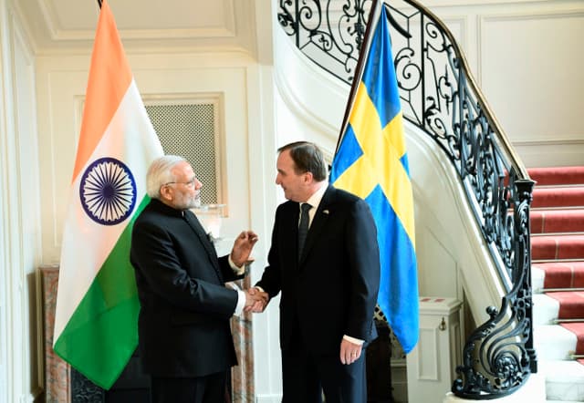 ‘Strong boost to bilateral partnership’ as Indian PM Modi visits Sweden
