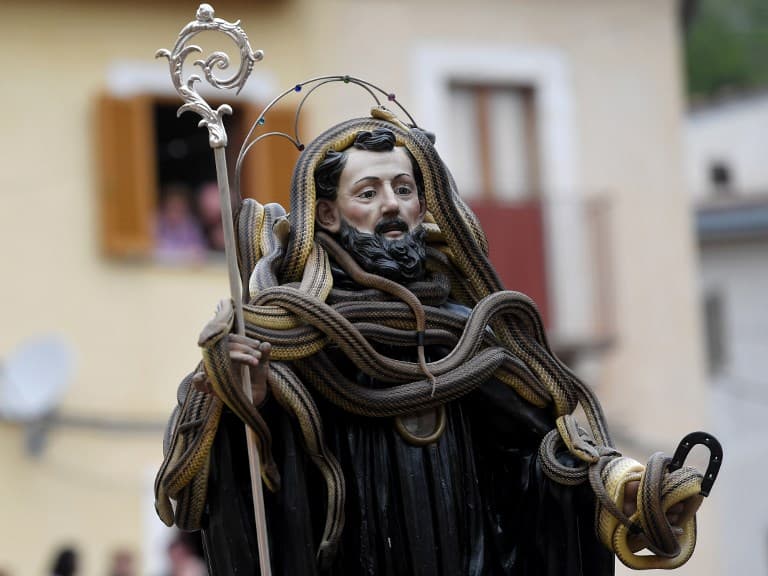 IN PICTURES: Italy's annual snake festival