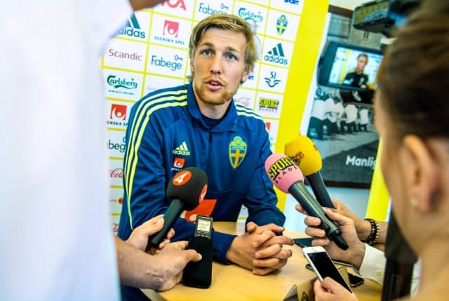 Sweden's World Cup star Emil Forsberg keeps it in the family