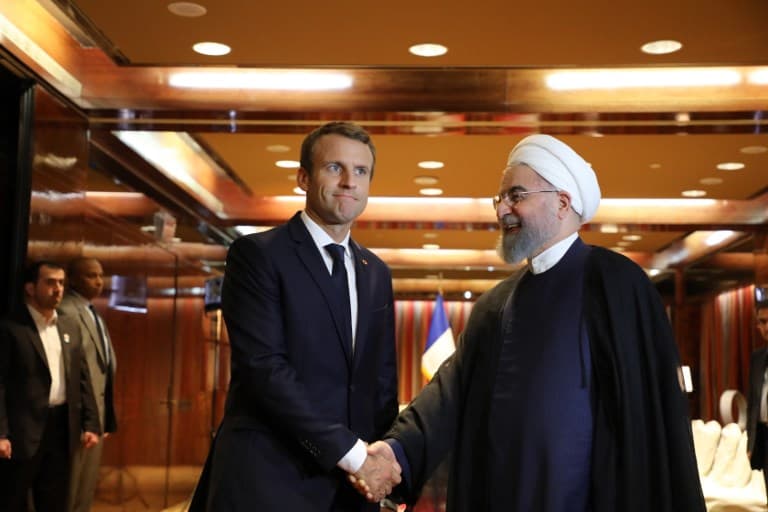 France's Macron and Iran's Rouhani agree to stick to landmark nuclear deal