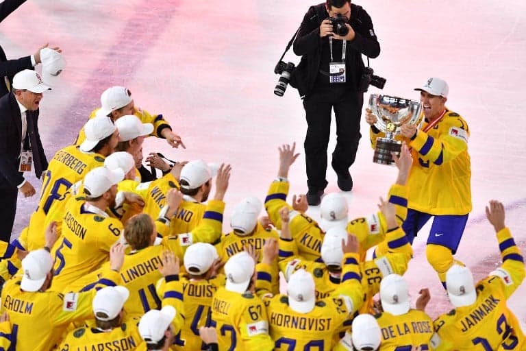 Sweden crowned ice hockey world champions in Copenhagen