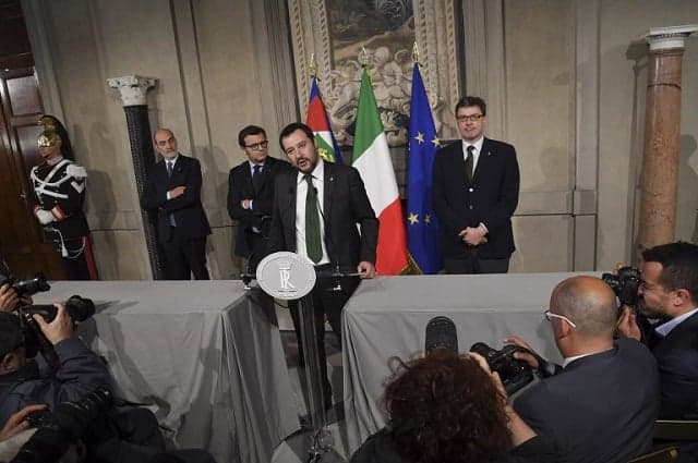 Italy's incoming eurosceptic government sparks crisis fears in Brussels