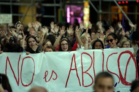 Fresh protest in Madrid against gang rape acquittal