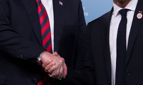 Firm friends? Macron handshake leaves mark on Trump