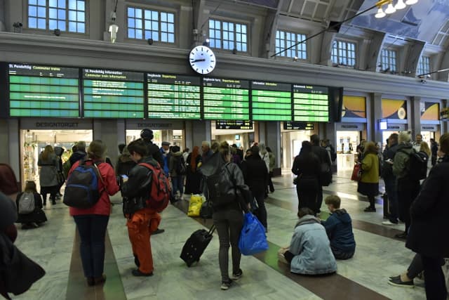 Lengthened journey times as Stockholm Central Station works begin