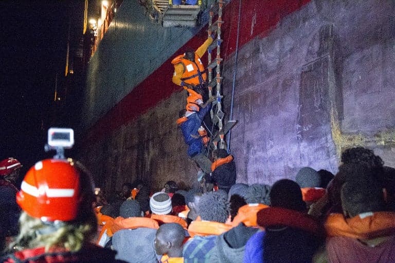 Danish Maersk Line ship rescues 113 migrants in southern Italy