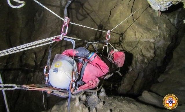 Man pulled out of Italian cave after 36-hour rescue effort