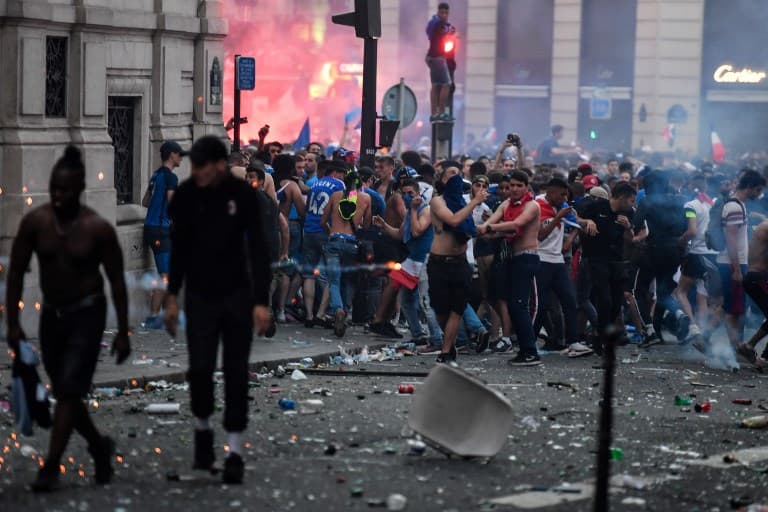 Looters, violence and road accidents tarnish French World Cup party