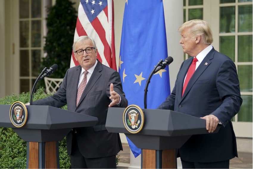 German ministers hail trade announcement from Juncker and Trump