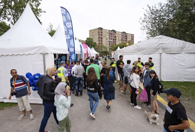 Sweden's parties fight for immigrant vote at 'Malmedalen' festival