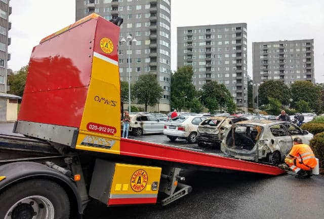 Arson suspect held in Turkey over Sweden car fires
