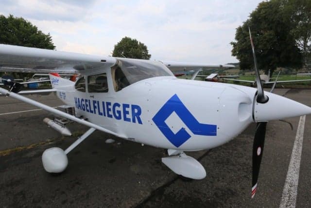 Swiss insurer hopes 'hail-fighting plane' can cut costly payouts