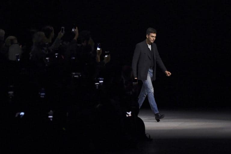 Slimane back in black as king of Paris fashion week