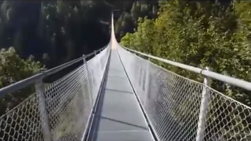 Italy gets Europe's highest suspended bridge