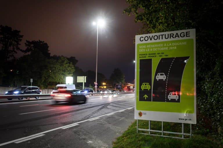 Switzerland's first carpool lane opens in bid to fight traffic