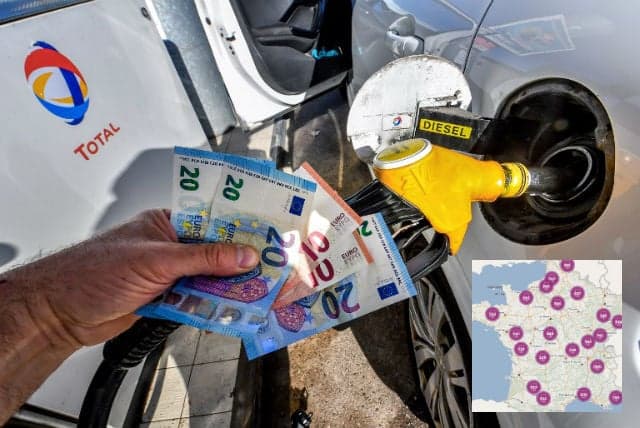 As prices soar here's where to find the cheapest fuel in France