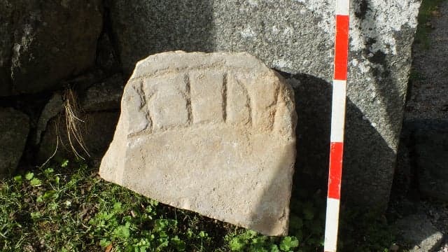 Runestones that I found next to a church in southern Sweden. As