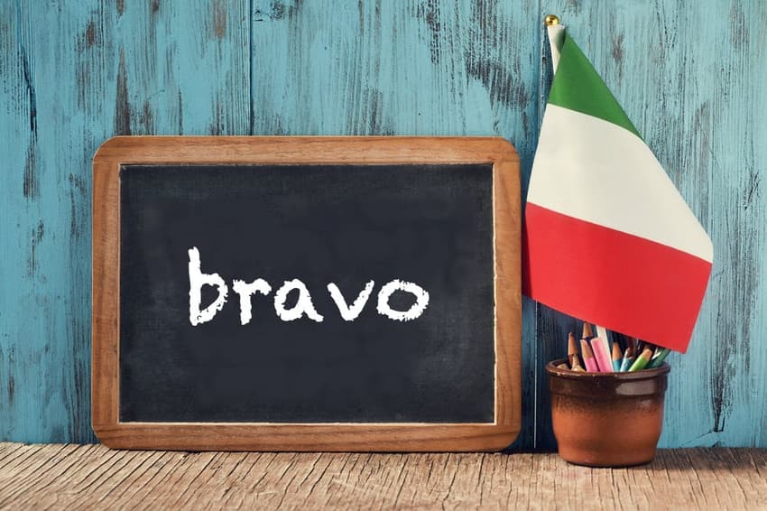 Italian word of the day: 'Bravo'