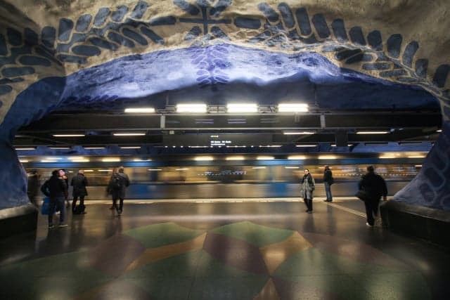 Stockholm metro: Take a look inside the world's longest art gallery