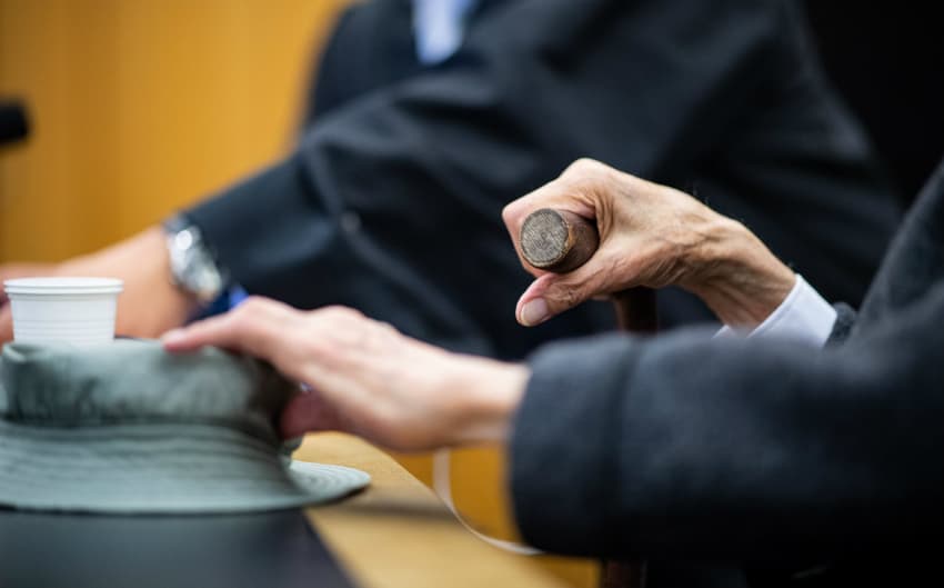 German ex-SS concentration camp guard, 94, weeps in court