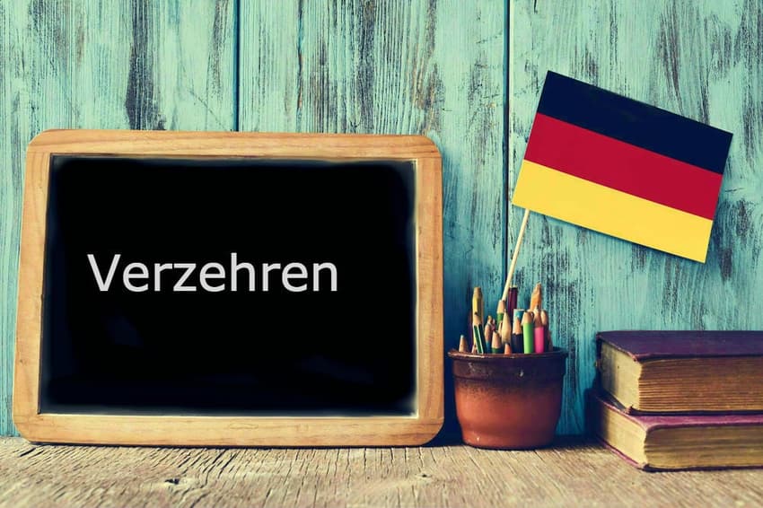German word of the day: Verzehren