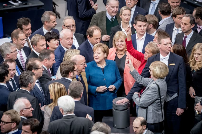 Brexit and budget top lively Bundestag debate led by Merkel