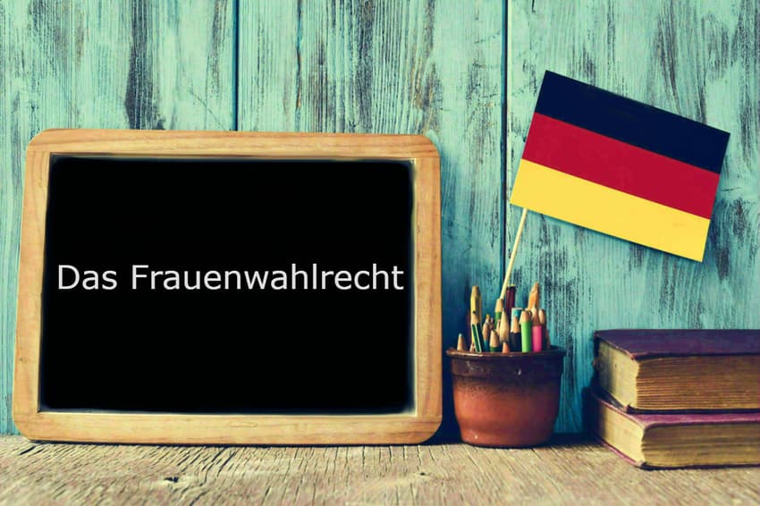 German word of the day: Das Frauenwahlrecht