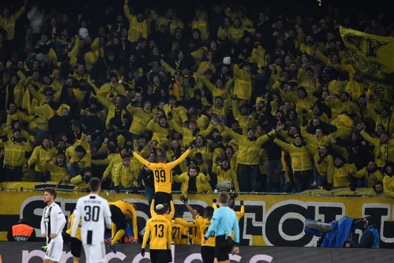 Football: Bern YB celebrate 'legendary' victory over Juventus