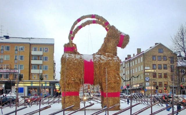 Will the world-famous Gävle yule goat survive this year?